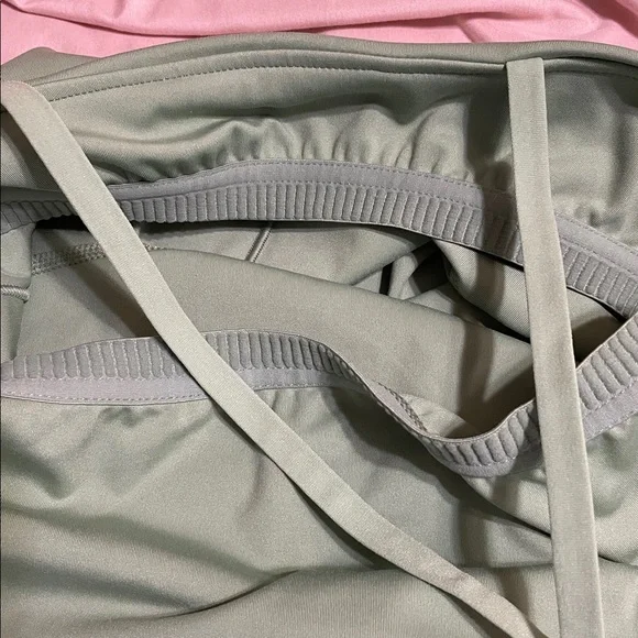 Madewell 2.0 MWL Flex Fitness Dress NWOT Mint Green Size Med Strappy Criss Cross - Picture 11 of 11